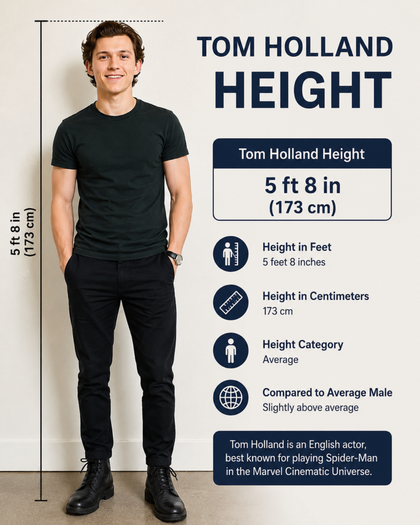 tom holland height