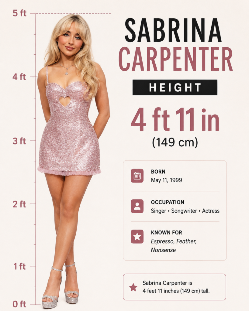 sabrina carpenter height