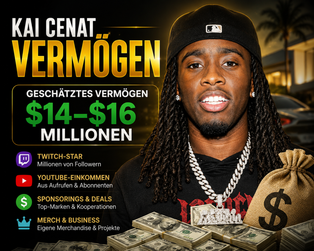 Kai Cenat Vermögen